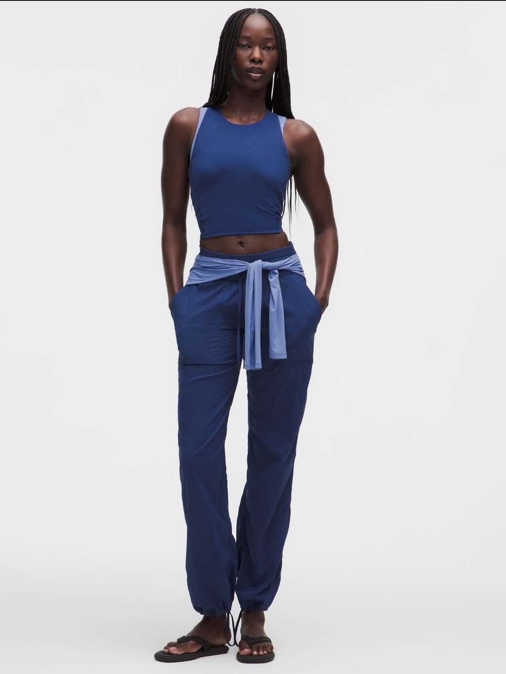 NWT lululemon Dance Studio Mid-Rise Pant – Short Length - Clubhouse Blue Size 8
